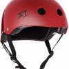 S1 Helmets S1 Lifer Helmet Blood Red Matte Helmets X Pads