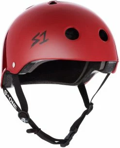 S1 Helmets S1 Lifer Helmet Blood Red Matte Helmets X Pads