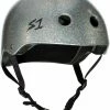 S1 Helmets S1 Lifer Helmet Silver Gloss Glitter Helmets X Pads
