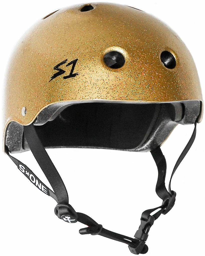 S1 Helmets S1 Lifer Helmet Gold Gloss Glitter