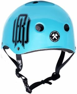 S1 Helmets S1 Lifer Helmet Light Blue Metallic Raymond Warner Helmets X Pads