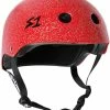 S1 Helmets S1 Lifer Helmet Gloss Red Glitter Helmets X Pads